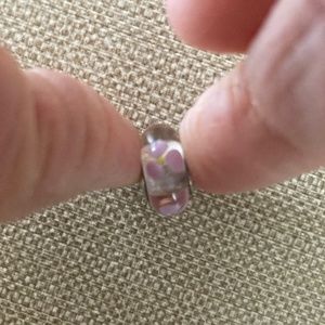 Pandora pink Murano bead